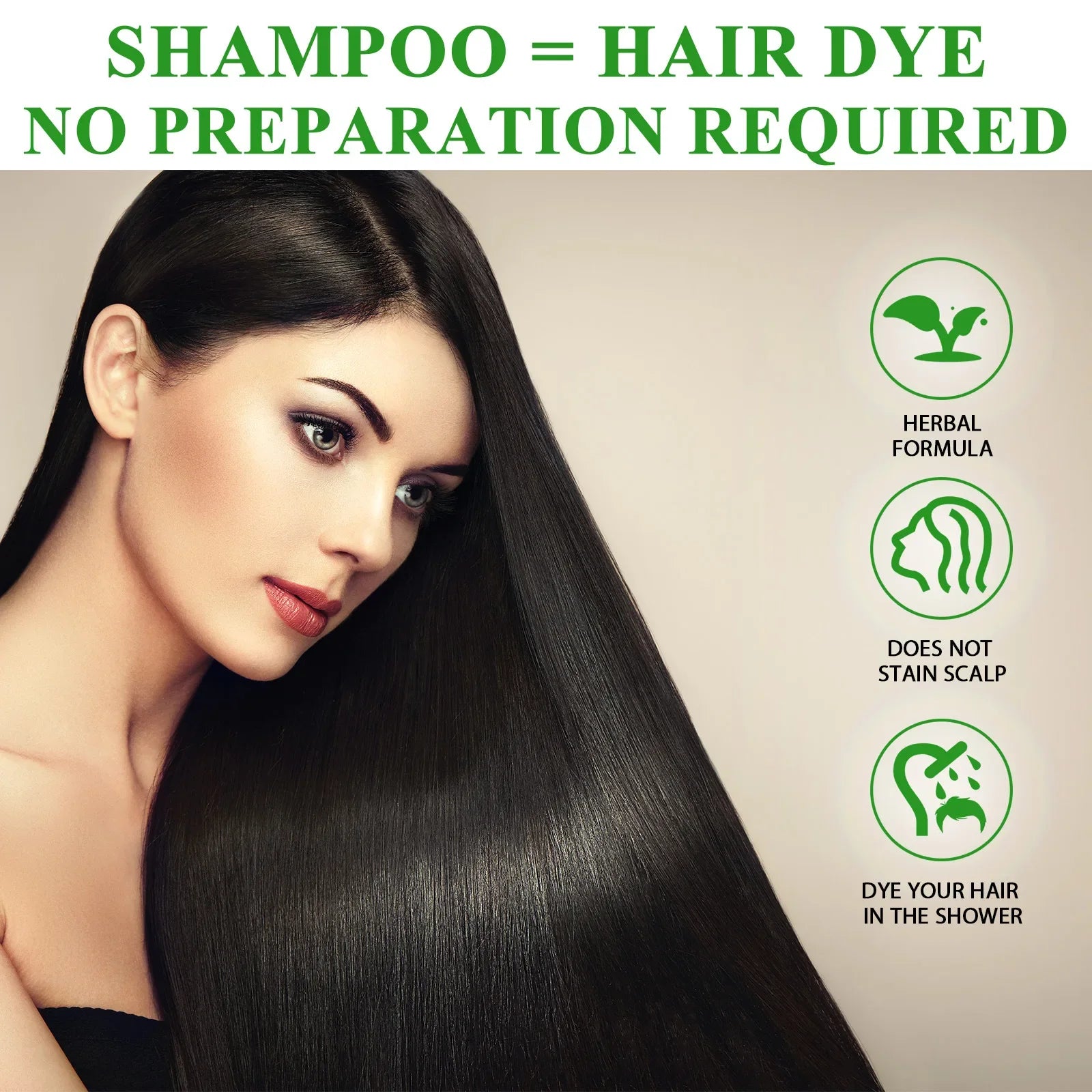 3 In 1 Organic Natural Hair Dye